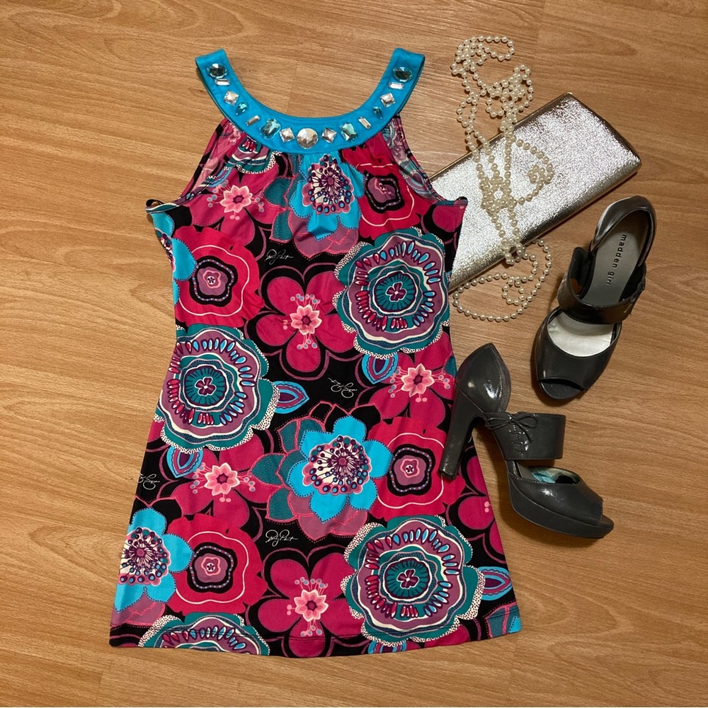 Baby Phat pink tunic dress, size small
